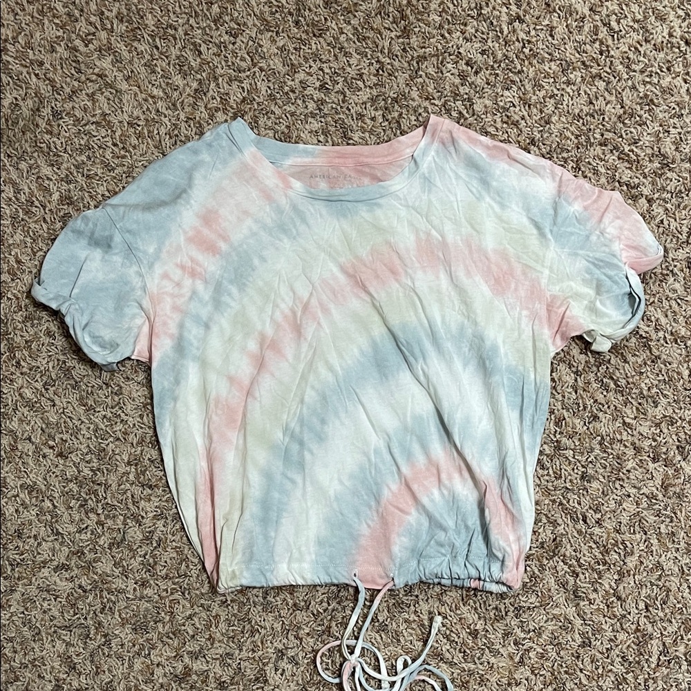 America Eagle Tie-Dye Women's Top